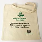 Bag Living Wage canvas 72290 $7.00