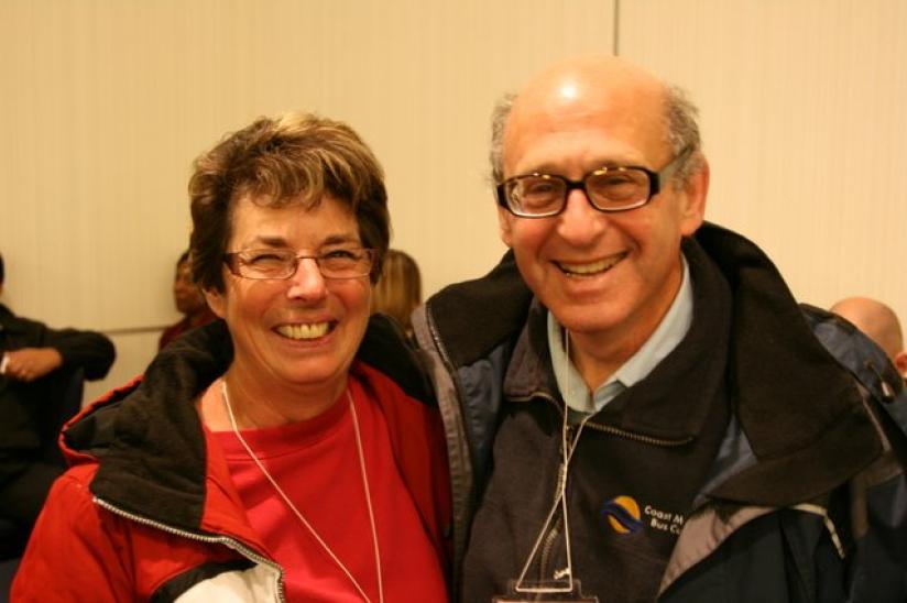 Former HEU Financial Secretary Mary LaPlante and President Fred Muzin