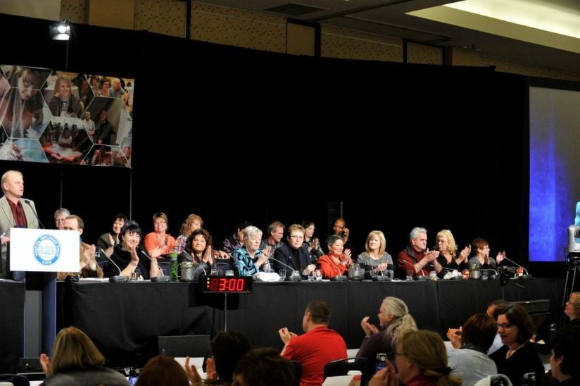 HEU's Provincial Executive at bargaining conference