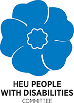 HEU People with disabilities committee logo