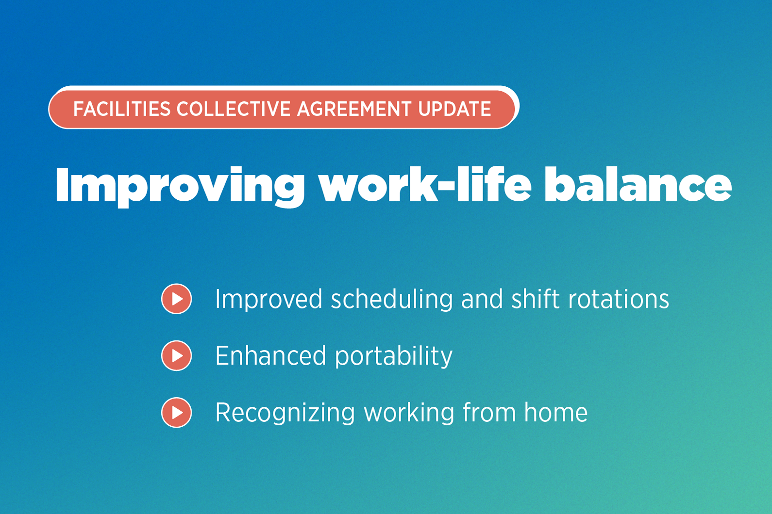Improving work-life balance | Hospital Employees' Union