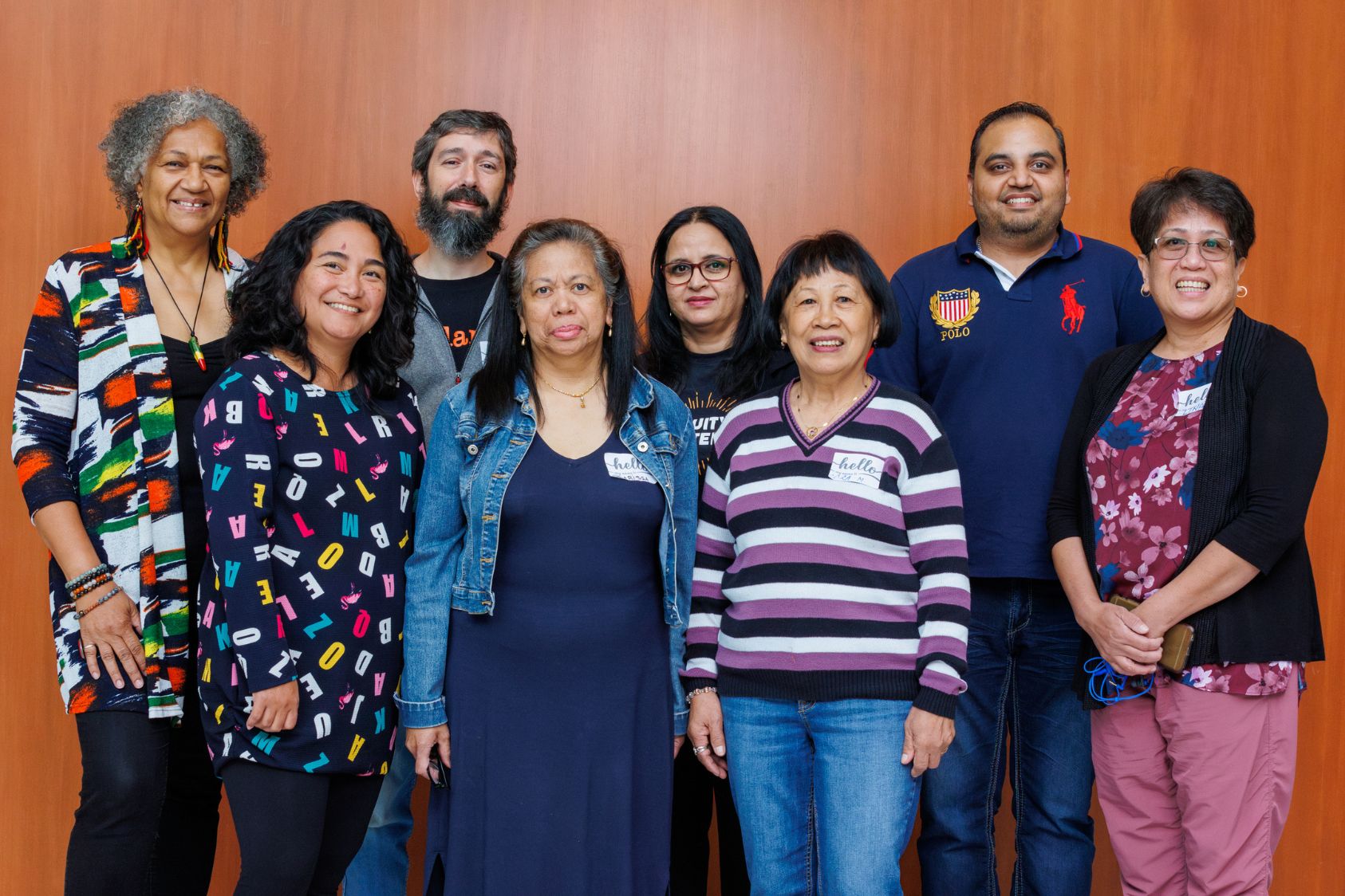 Group photo of members of HEU's Ethnic Diversity Standing Committee