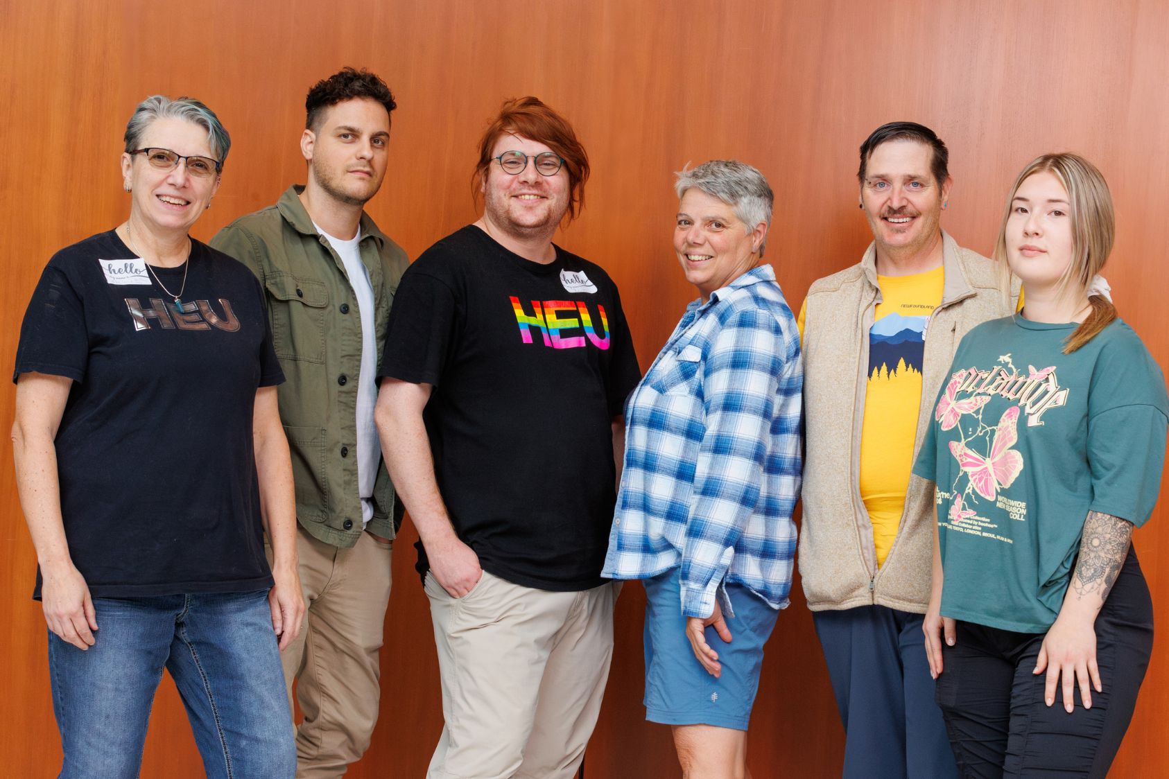 Group photo of members of HEU's Pink Triangle Standing Committee