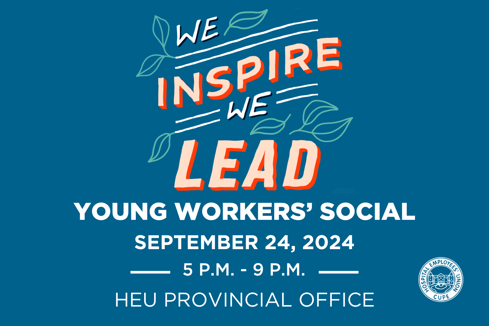 Young Workers' Social Invite Image