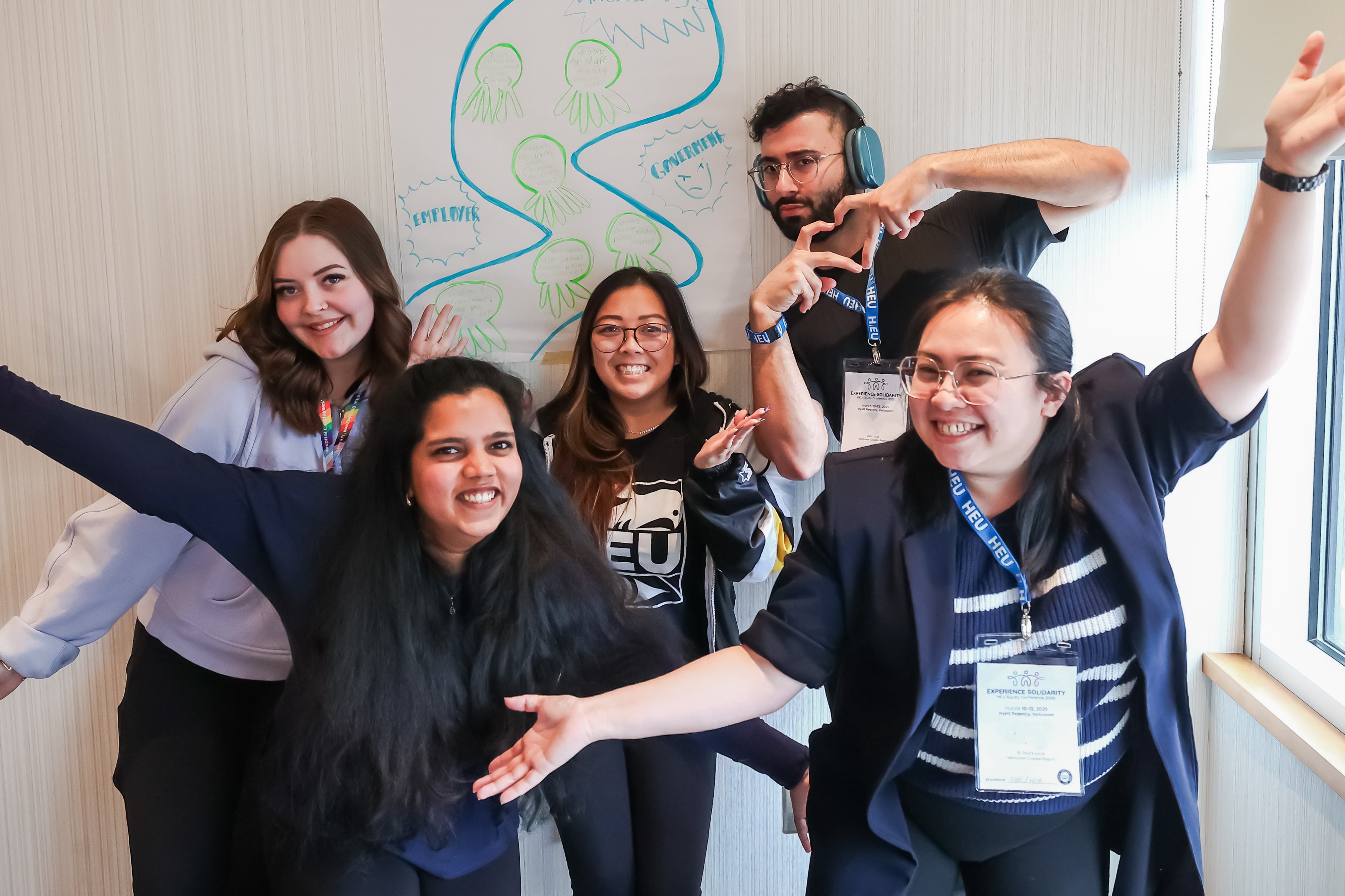 HEU members at equity conference-YW workshop