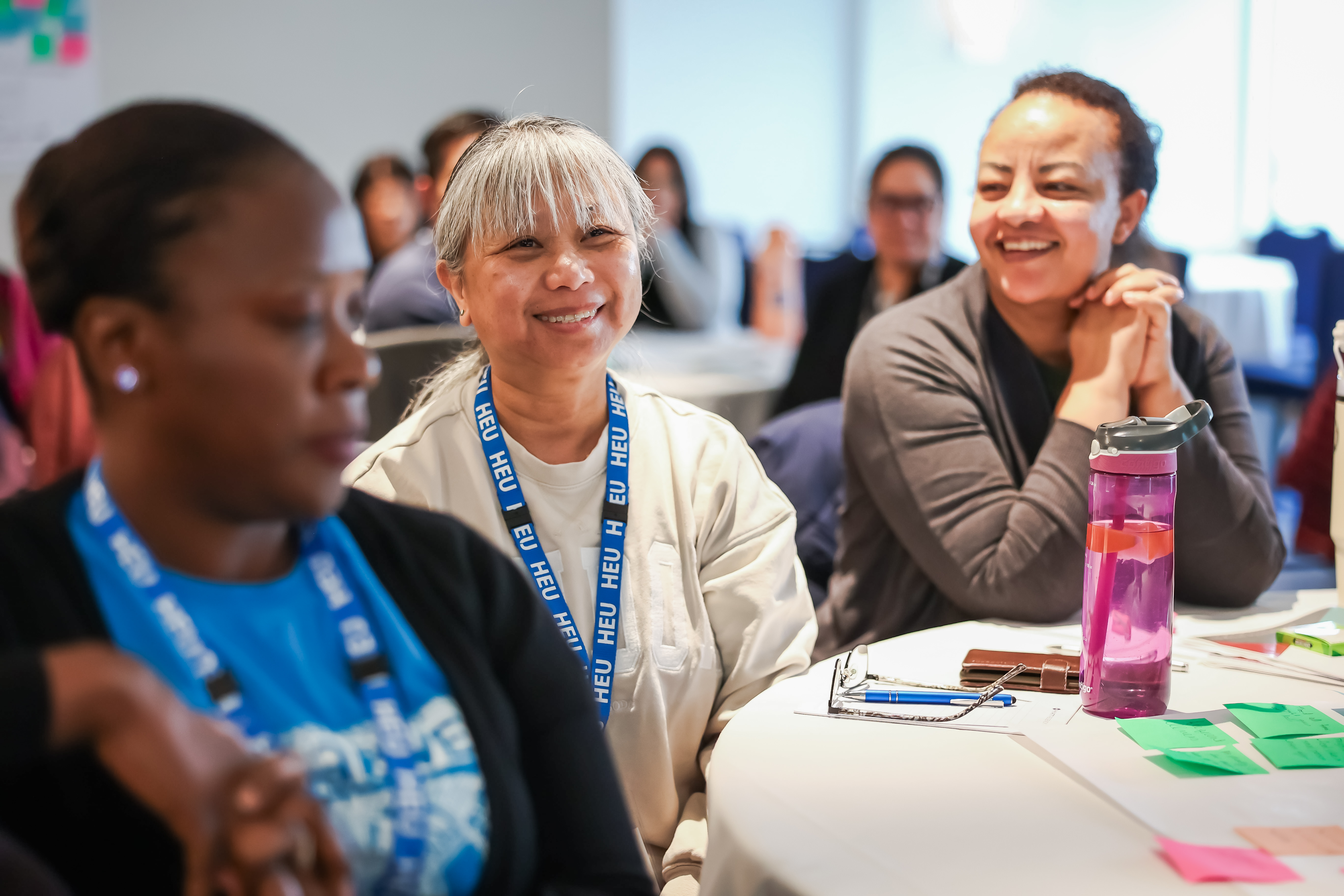 HEU members at equity conference