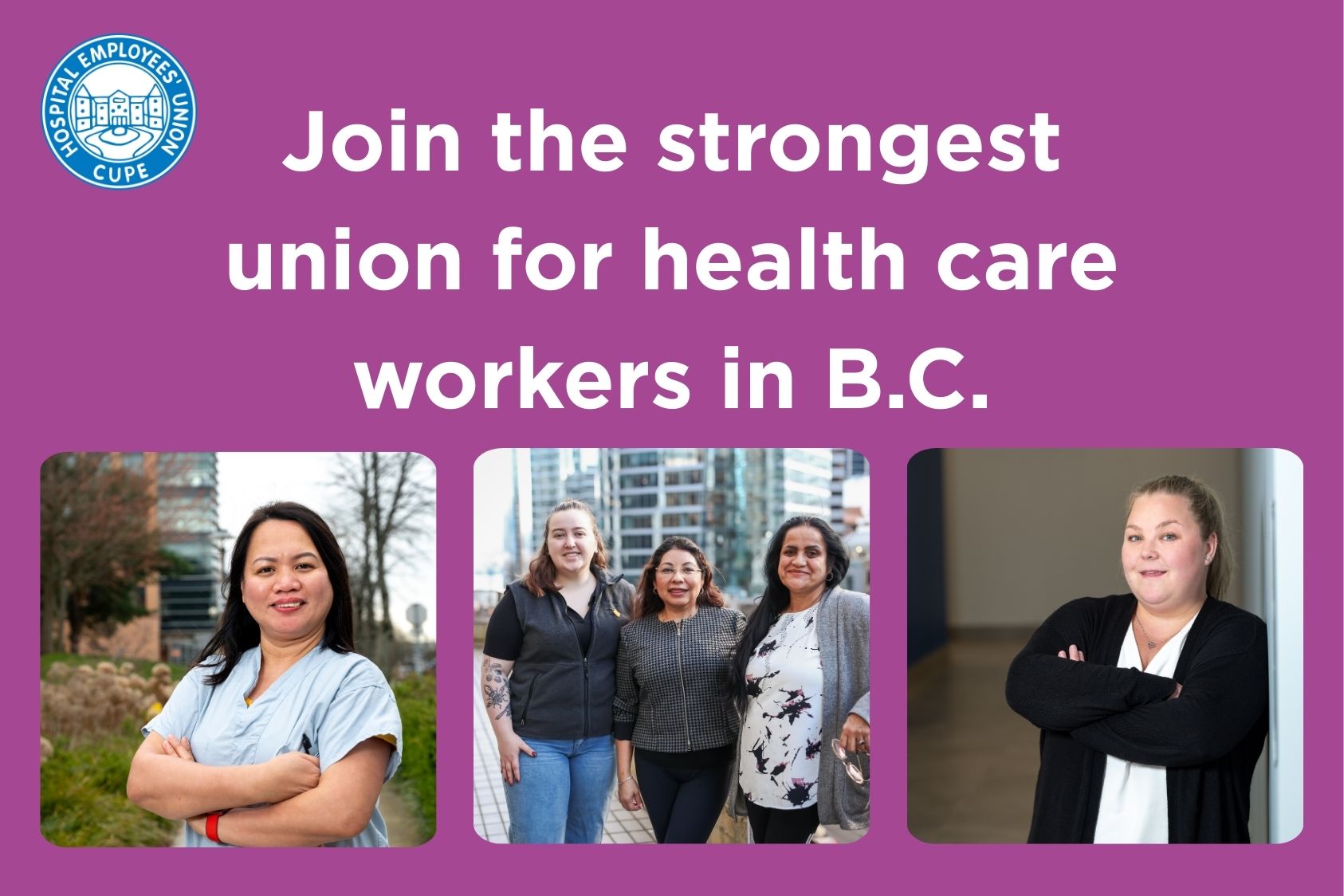 Join the strongest union for health care workers
