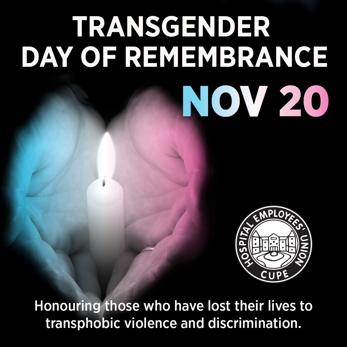 Transgender Day of Remembrance commemorated November 20 Hospital