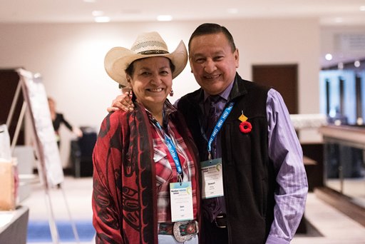 Joan Phillip and Grand Chief Stewart Phillip