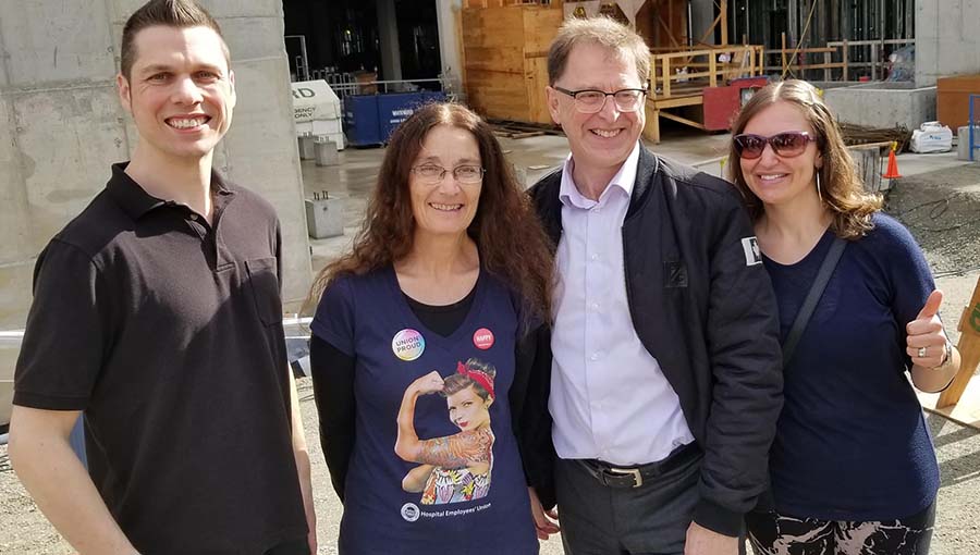 HEU Members at Royal Columbian Hospital