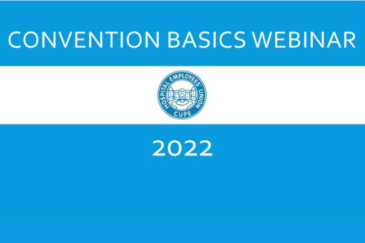 convention basics title screen