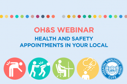 Health and Safety Appointments in your local webinar
