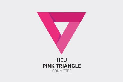 HEU Pink Triangle Standing Committee logo