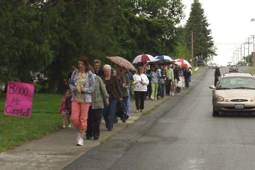 Marching to the Lodge for the Last Shift