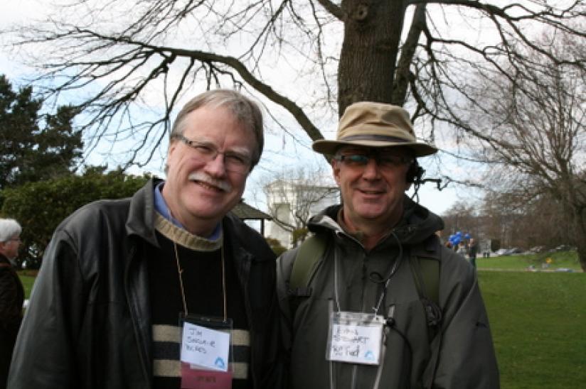 rally HEU #wiunion #weareone #xborder rally wisconsin trade union Peace Arch