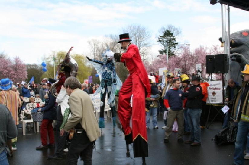 rally HEU #wiunion #weareone #xborder rally wisconsin trade union Peace Arch
