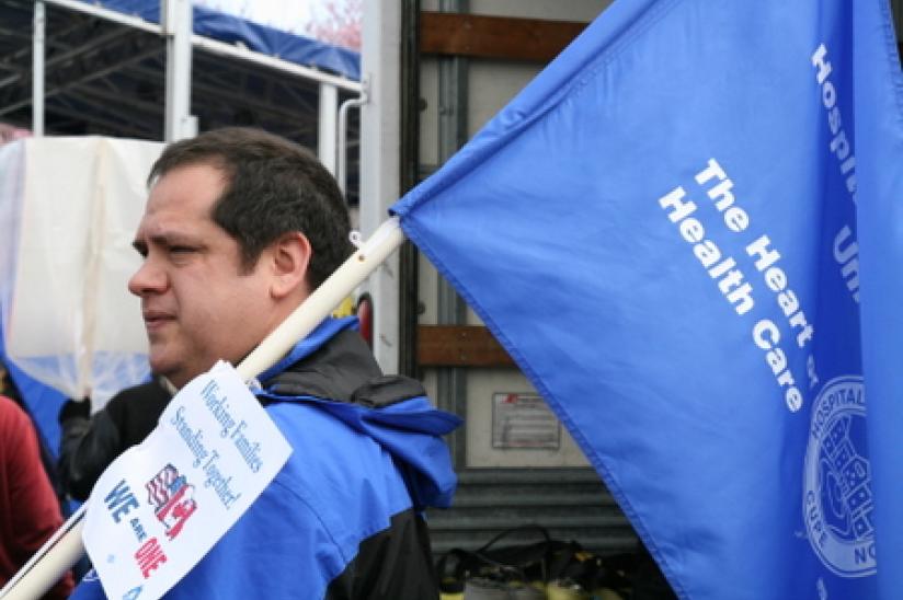 rally HEU #wiunion #weareone #xborder rally wisconsin trade union Peace Arch