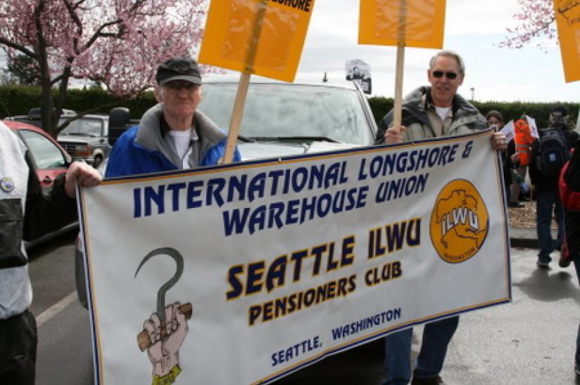 rally HEU #wiunion #weareone #xborder rally wisconsin trade union Peace Arch