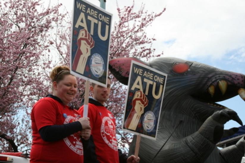 rally HEU #wiunion #weareone #xborder rally wisconsin trade union Peace Arch