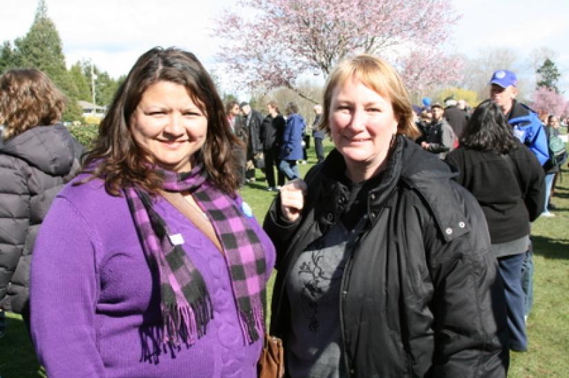 rally HEU #wiunion #weareone #xborder rally wisconsin trade union Peace Arch