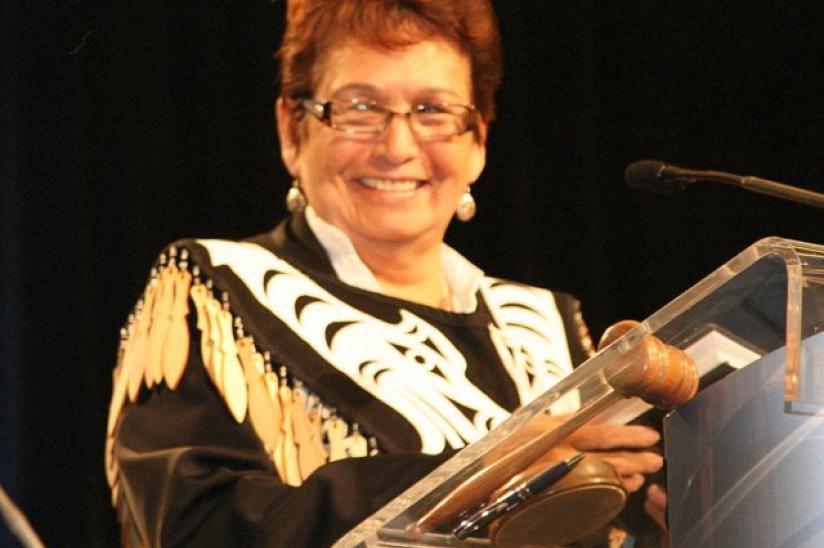 Musqueam elder Jewel Thomas