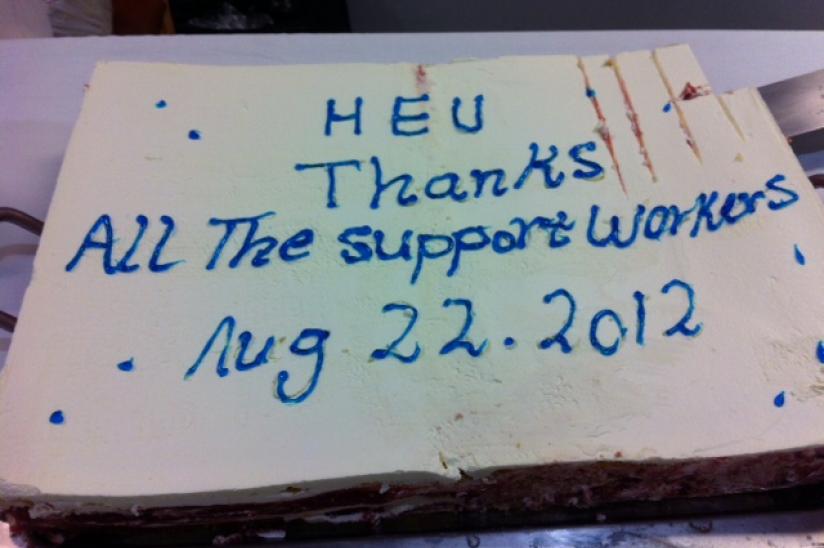 Lions Gate Support Workers' Day cake