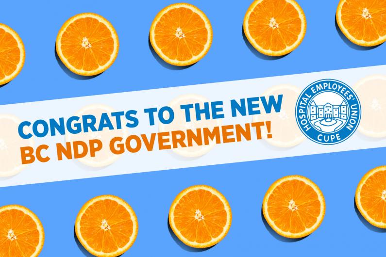 Congrats new NDP government