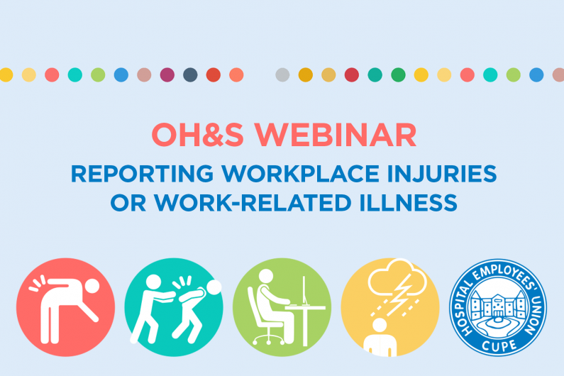 Reporting work related injuries and illness webinar